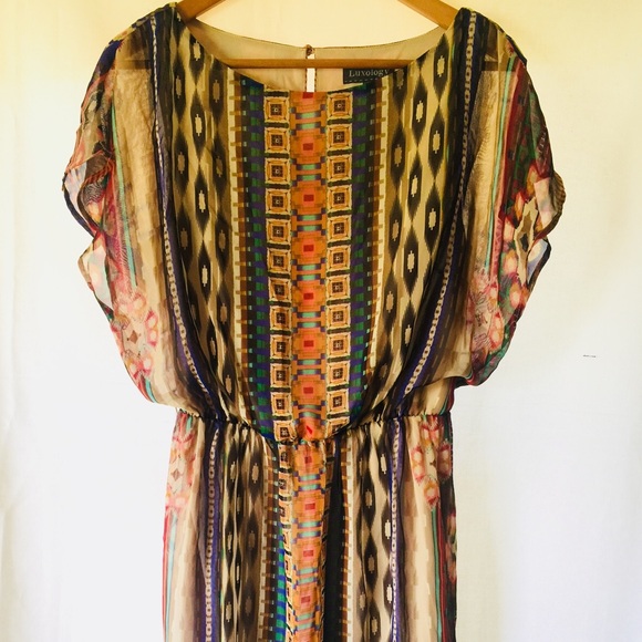 Fall boho Dress🍂 - Picture 2 of 4